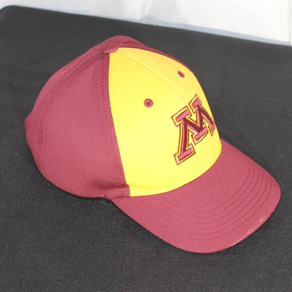 University of Minnesota Gophers Maroon/Gold Baseball Cap - Velcro Strap - Picture 2 of 6
